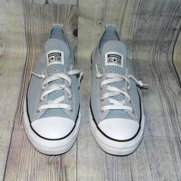 CONVERSE Chuck Taylor All Star Shoreline Knit Gray Sneakers Womens 9 - Picture 4 of 7